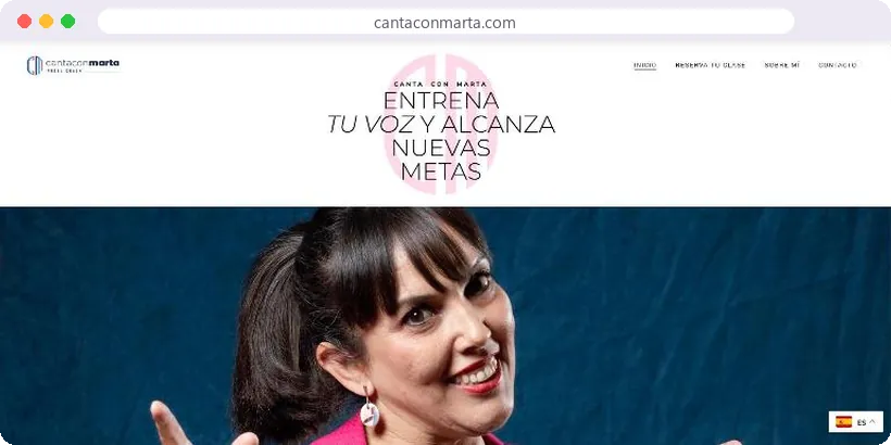 Web de cantaconmarta.com