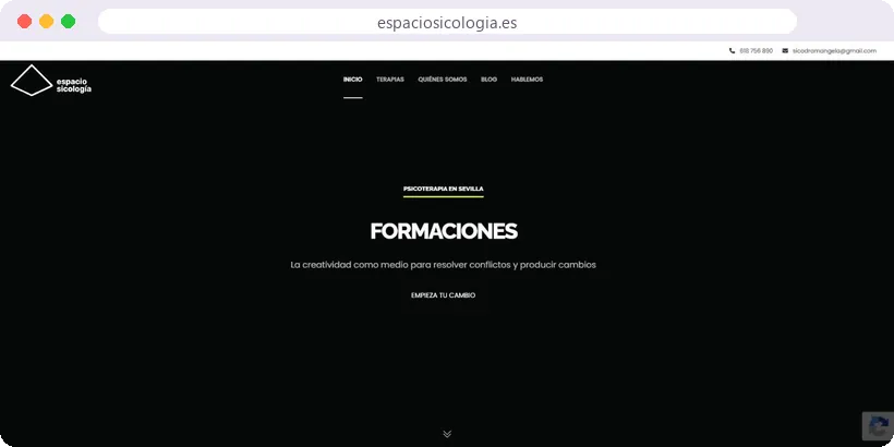 Web de espaciosicologia.es