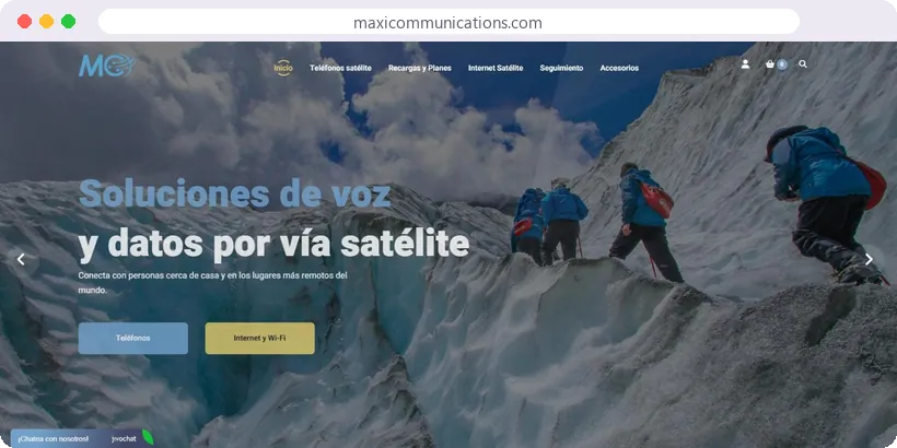 Web de maxicommunications.com