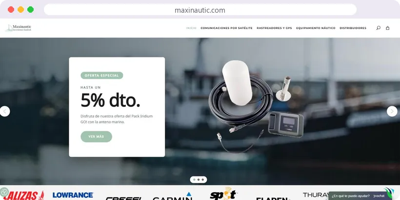 Web de maxinautic.com